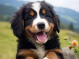 Bernese Dağ Köpeği yavrusu sevimlilikte yeni bir boyut