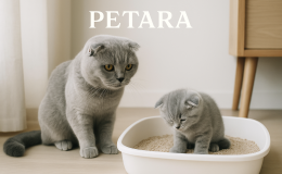 Scottish Fold yavru kediye tuvalet eğitimi nasıl verilir?