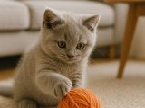 British Shorthair lilac renk yavrumuz