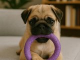 Minik kızımız Pug yavrusu