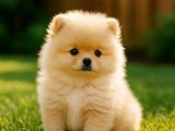 Erkek Pomeranian Boo çok coşkulu