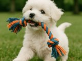 Oyuncu cadı Labrador Maltese Terrier yavrumuz