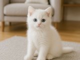 British Shorthair beyaz yavrumuz