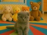 Çocuğunuzun en iyi dostu Scottish Fold kızımız