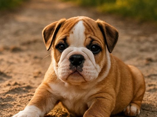 Irk ve sağlık garantili İngiliz Bulldog yavrumuz