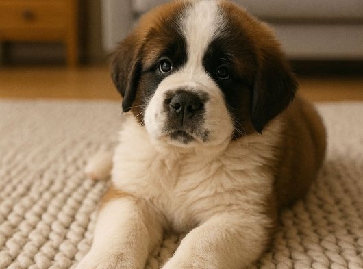 Saint Bernard erkek yavrumuz hazır