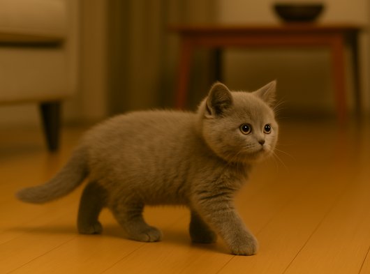 Erkek British Shorthair Blue yavrumuz