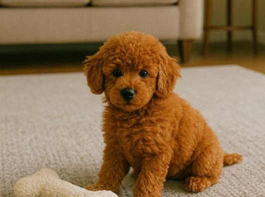 Sevecen Toy Poodle erkeği
