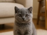 Çok uyumlu ayı surat British Shorthair oğlumuz